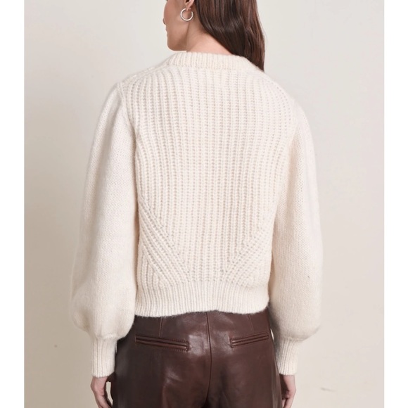 Eleven Six Marlowe Ivory Sweater Small - Picture 6 of 9